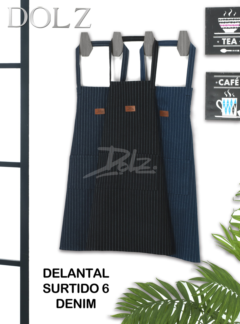 DELANTAL SURT.6 DENIM