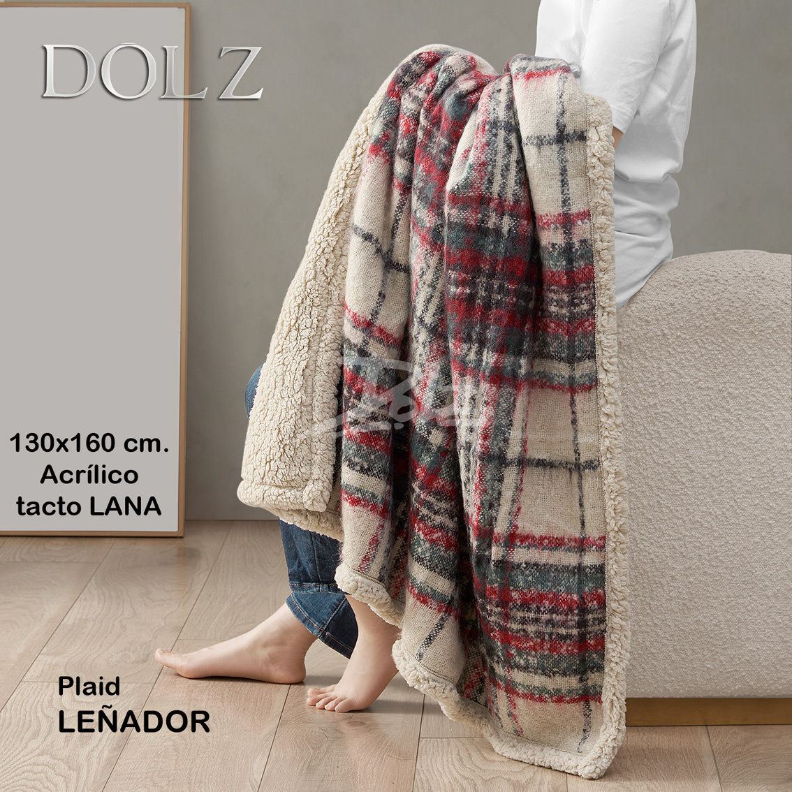 PLAID SHERPA LEADOR